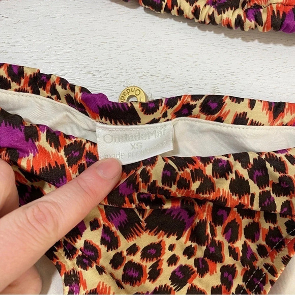 Onda de Mar Leopard print bikini XS - Picture 2 of 6